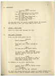 Moe Howard's 30pp. Script Dated October 1939 for The 1940 Three Stooges Film ''Rockin' thru the Rockies'' With Working Title ''Nell's Belles'' -- Moe's Annotations Including Signature -- Very Good